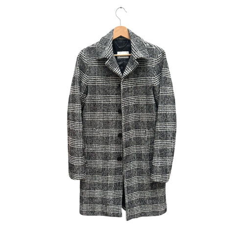 Grey Wool Tweed Coat