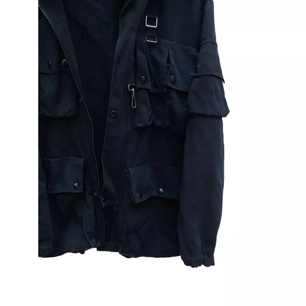 Black Tactic Parachute Bomber Jacket