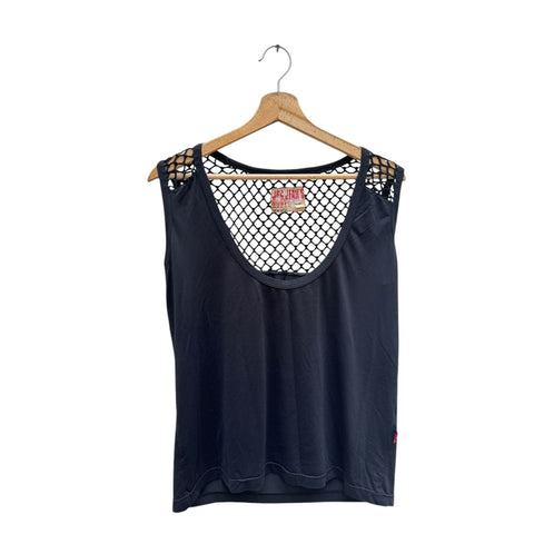 Black Mesh Fusion Tank top Size M