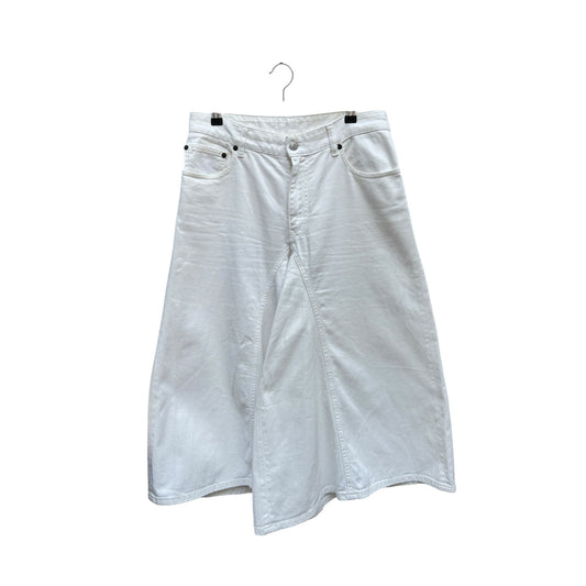 White Denim Wide Leg Jeans  Size 40 / US 30