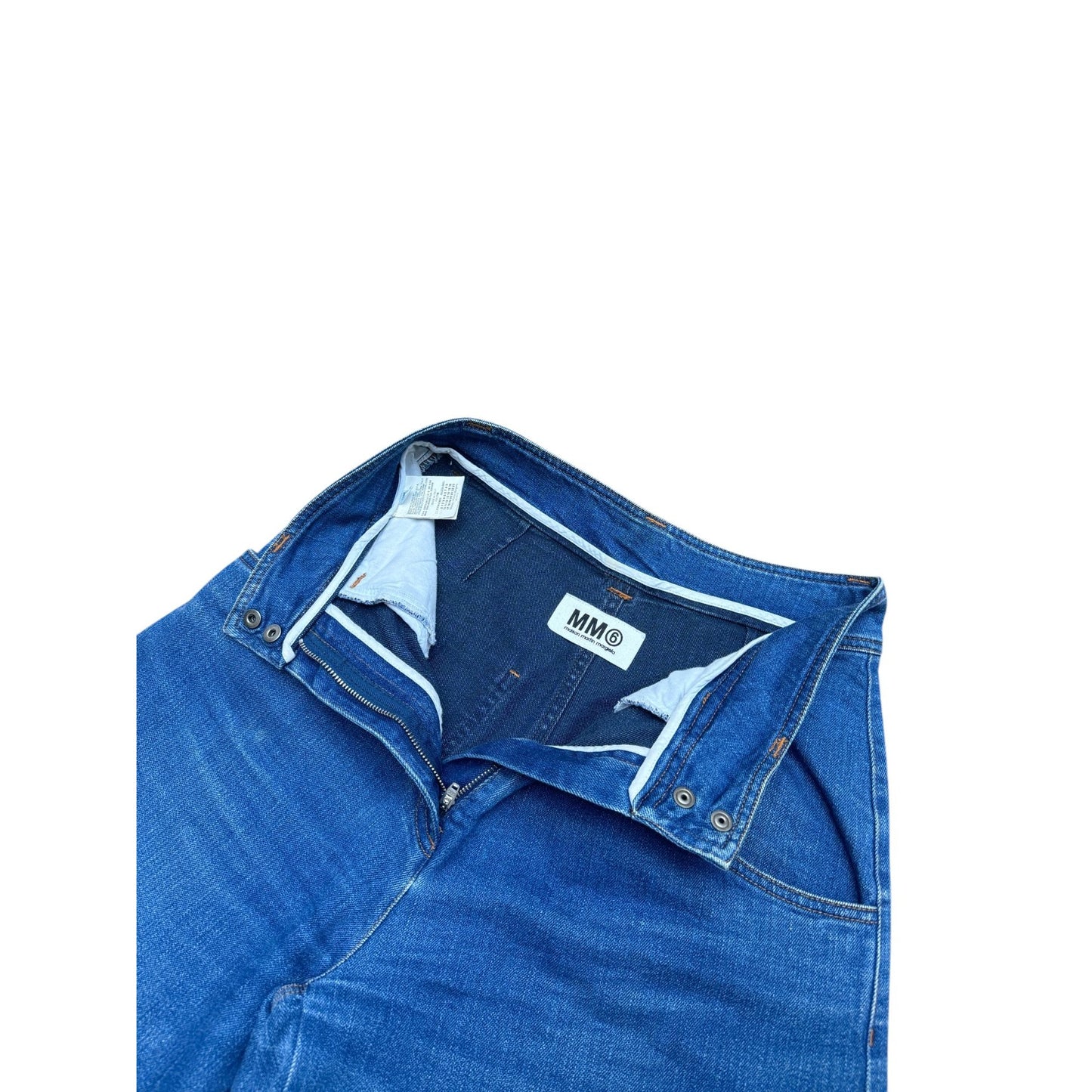 Blue High Waist Denim Pants