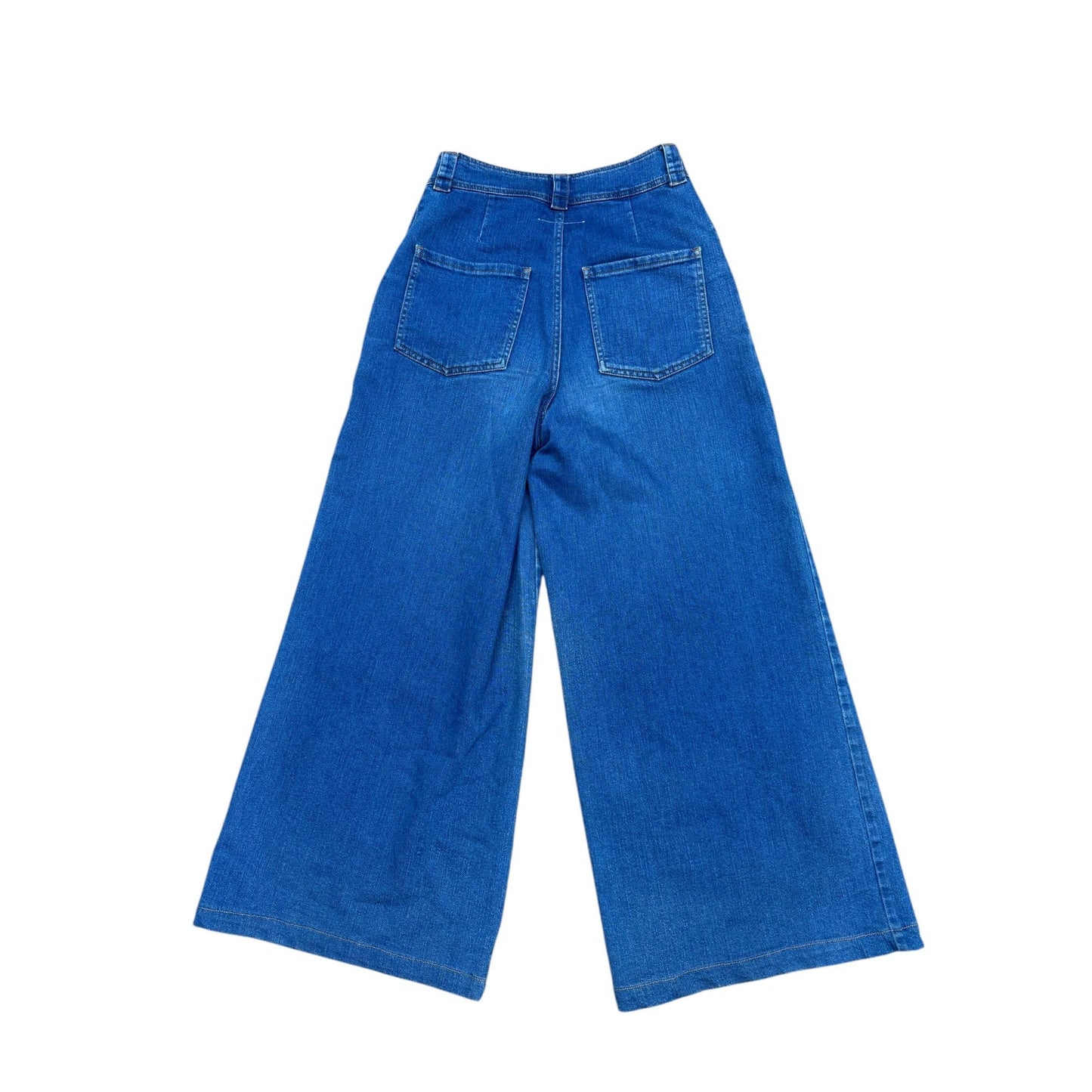Blue High Waist Denim Pants