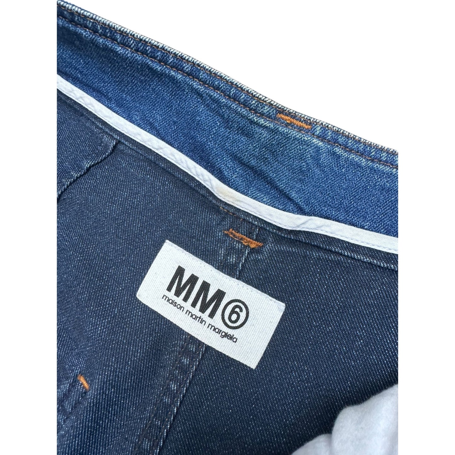 Blue High Waist Denim Pants