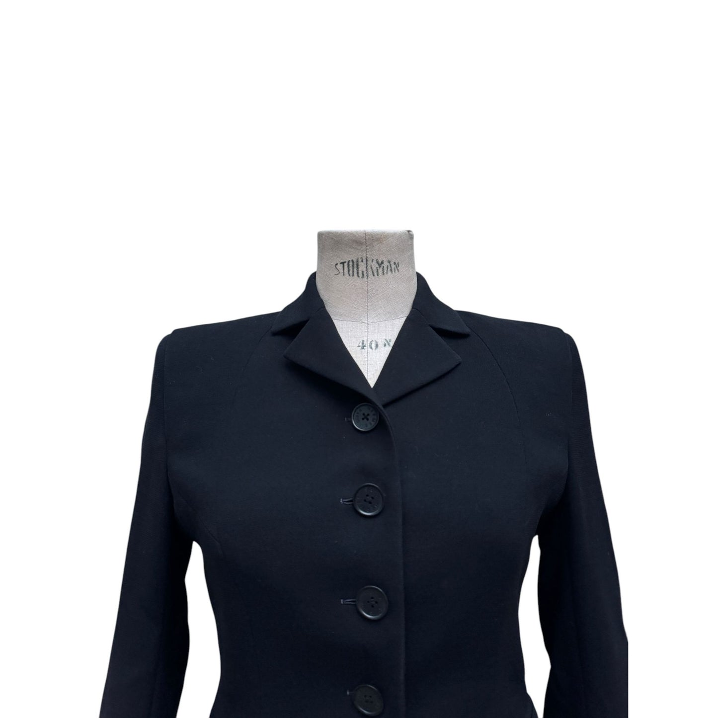 Black Wool Blazer Jacket