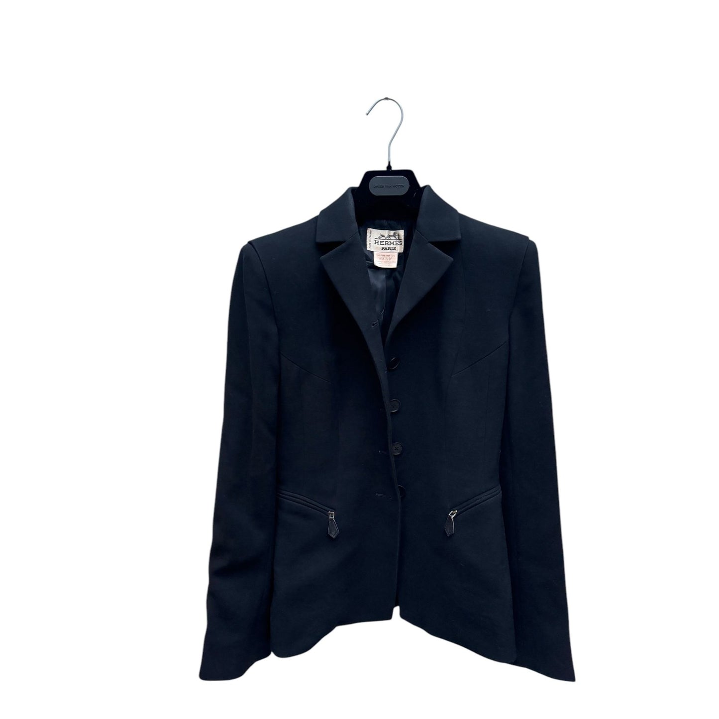 Black Wool Blazer Jacket