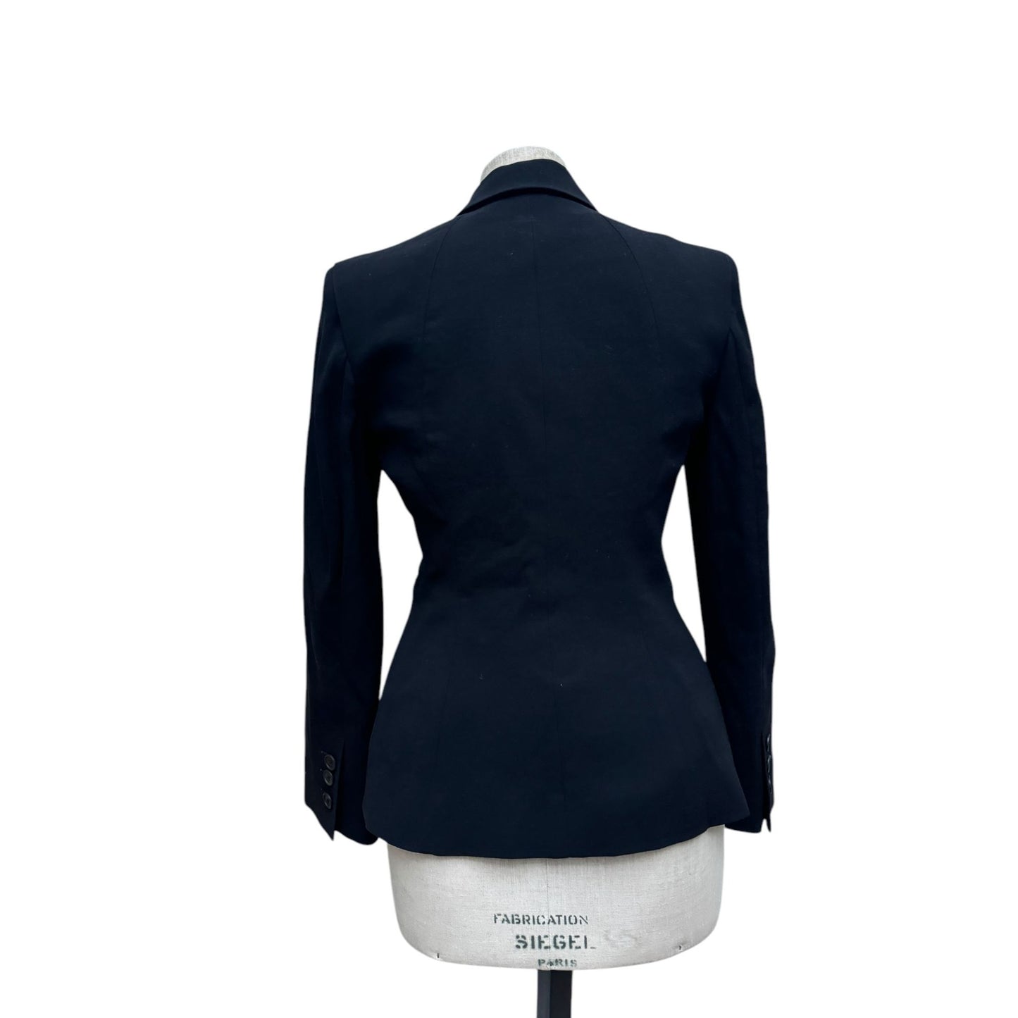 Black Wool Blazer Jacket