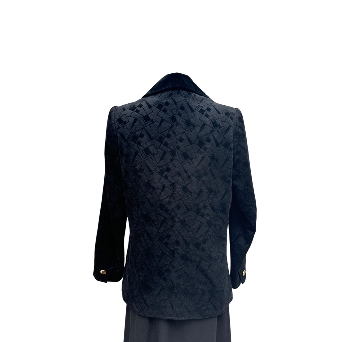 Vintage Black Textured Jacket