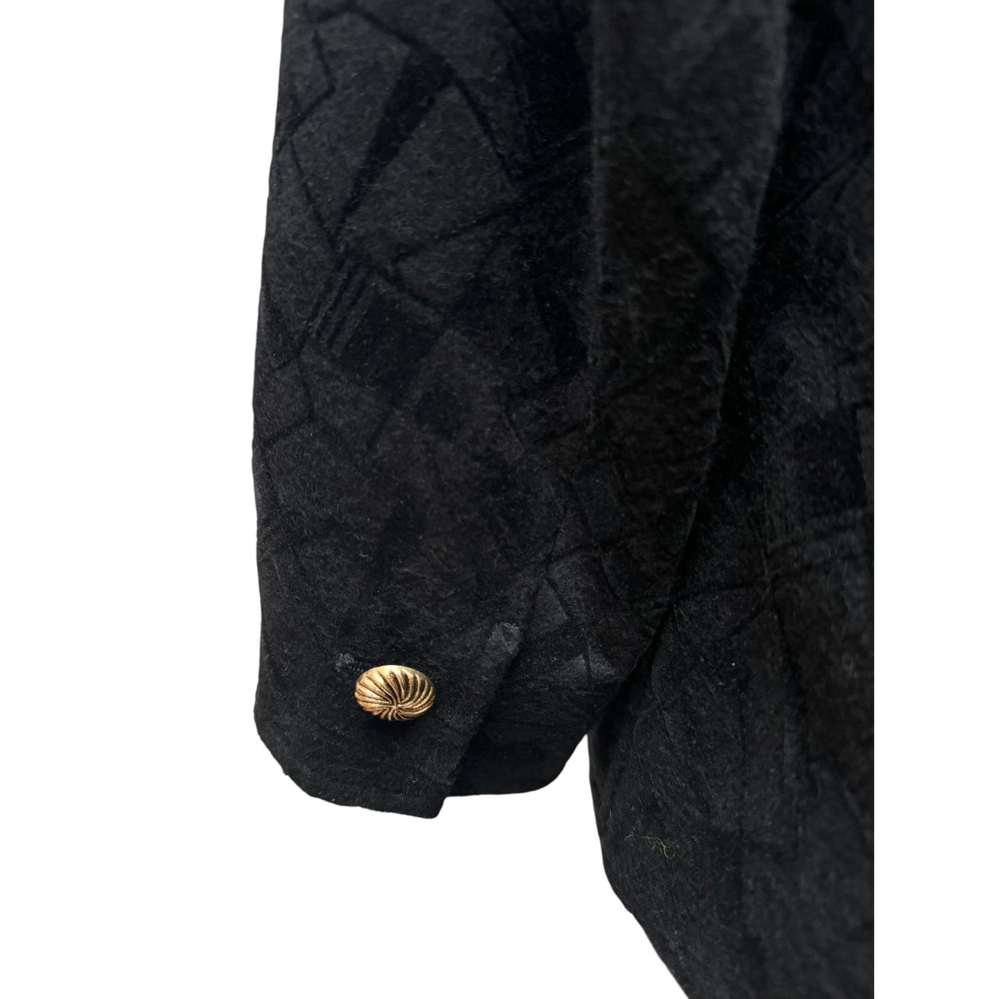 Vintage Black Textured Jacket