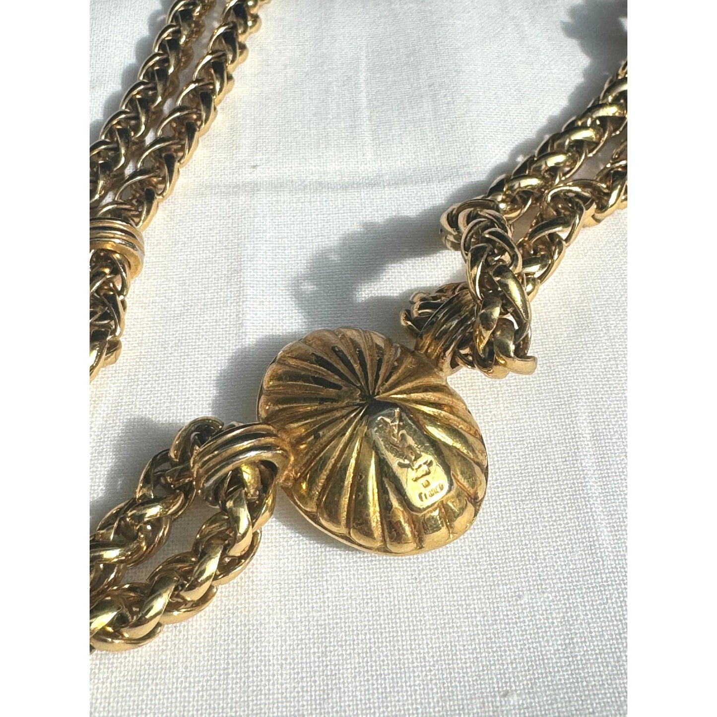 Gold-Tone Crystal Choker Necklace