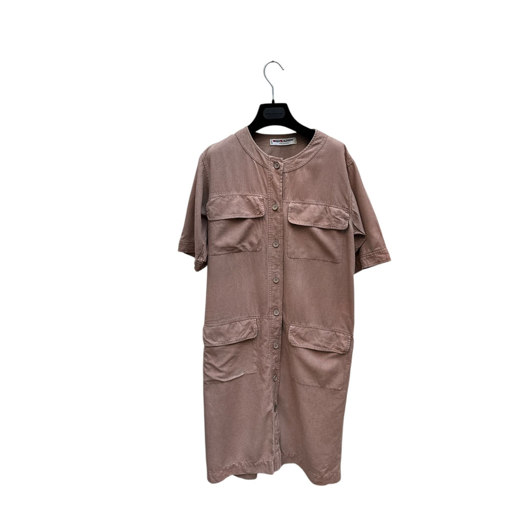 Brown Linen Dress