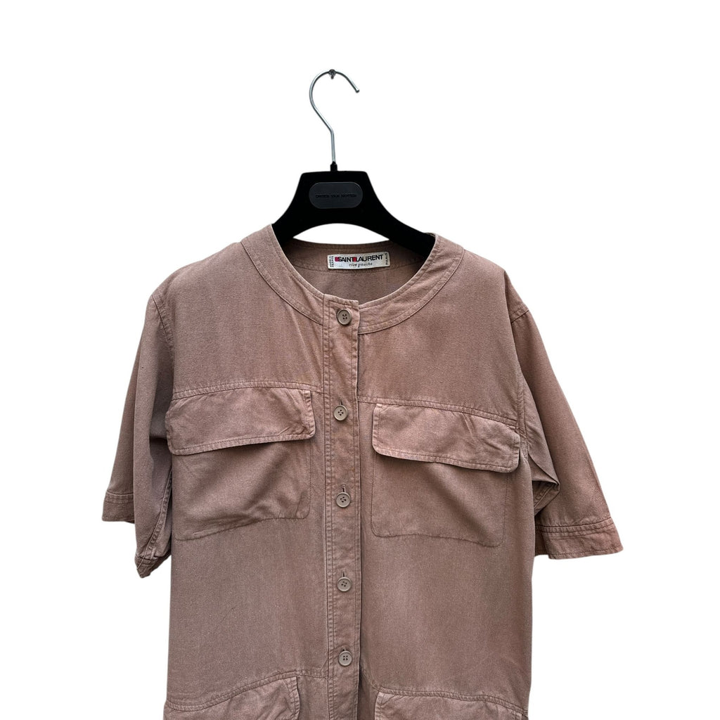 Brown Linen Dress