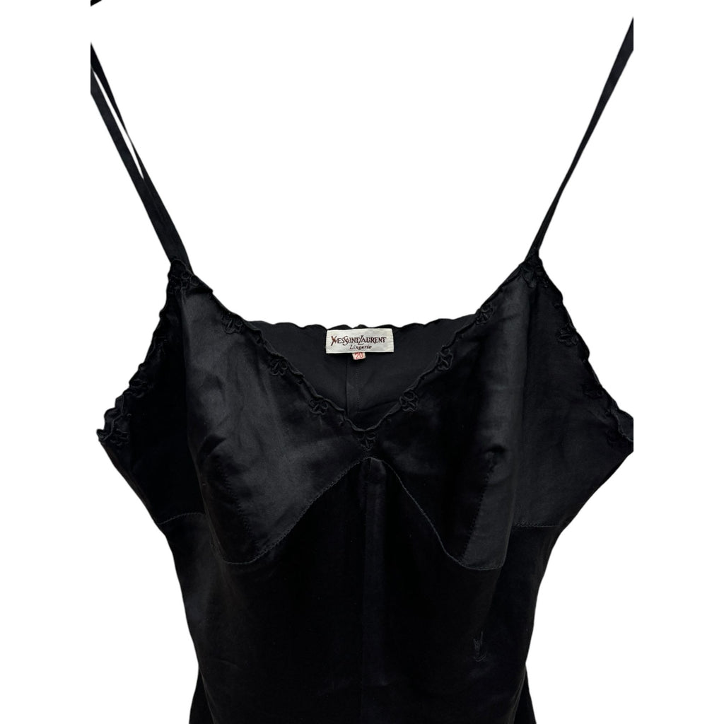 Black Silk Bodysuit