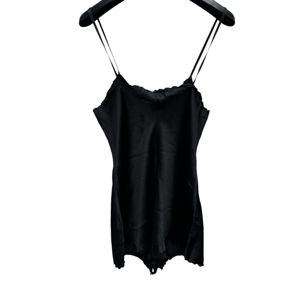 Black Silk Bodysuit