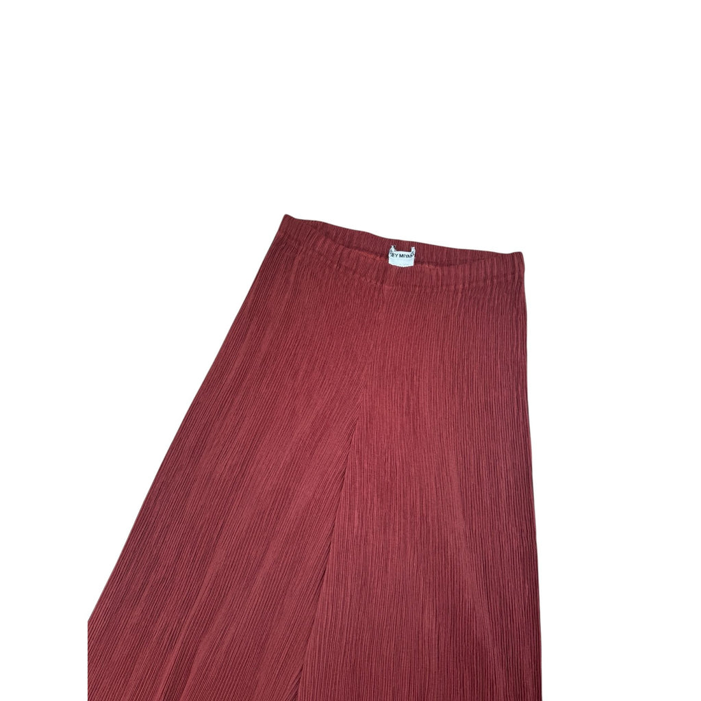 Burgundy Pleats Please Pants