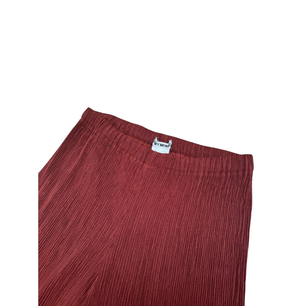 Burgundy Pleats Please Pants