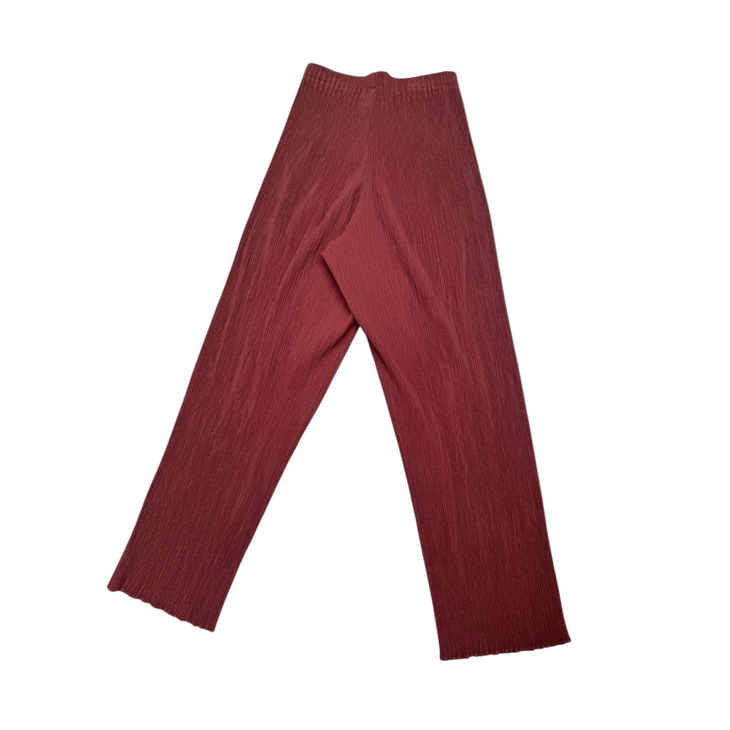 Burgundy Pleats Please Pants