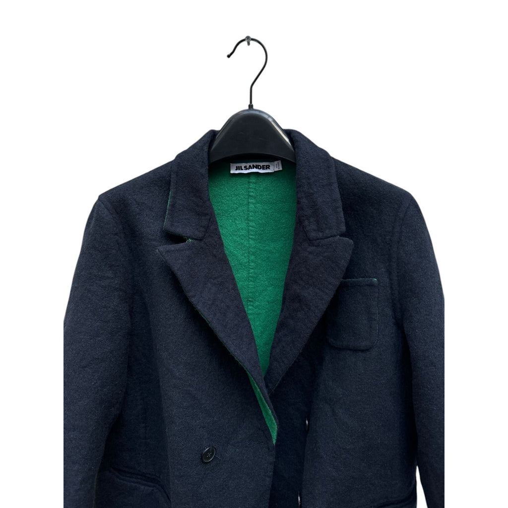 Black Green Wool Jacket