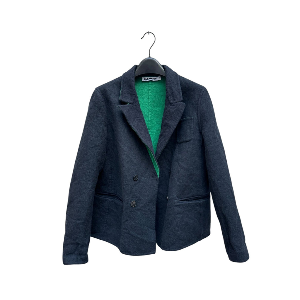 Black Green Wool Jacket