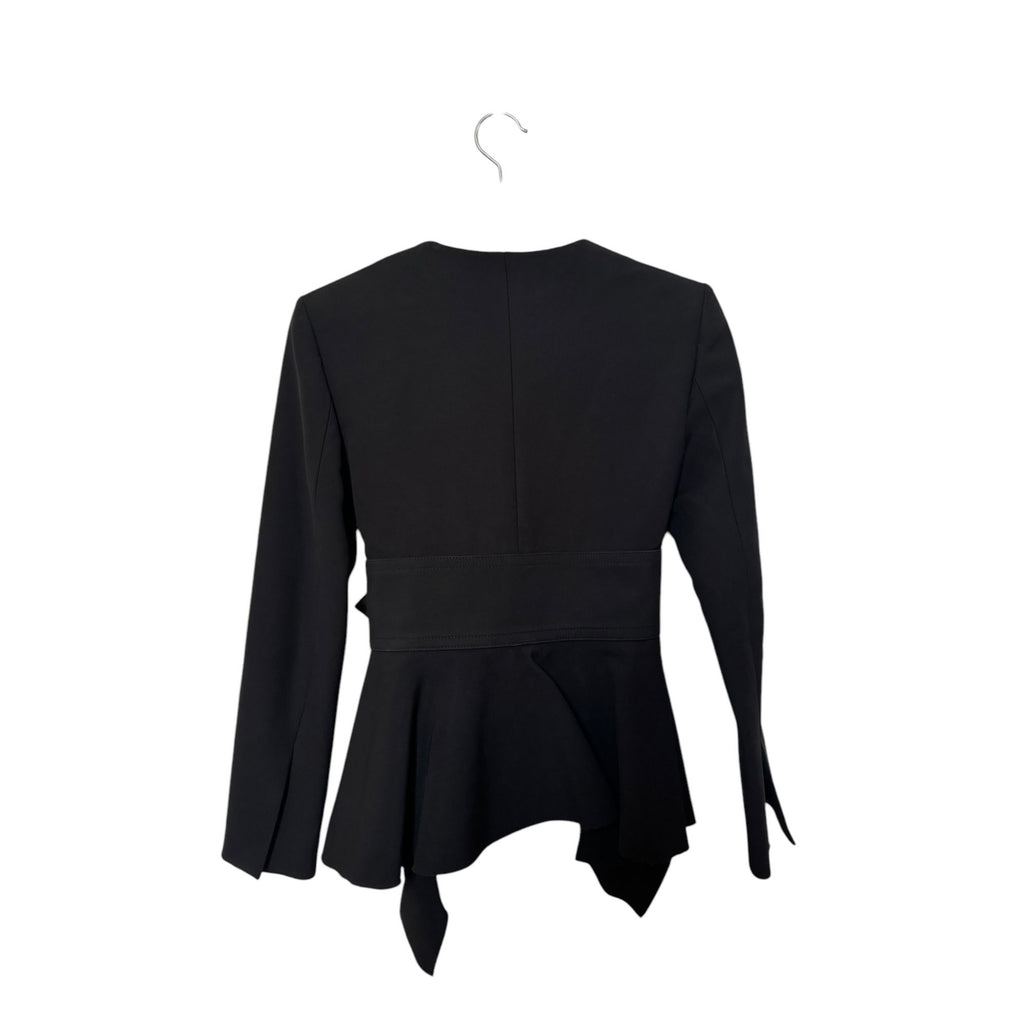 Phoebe Philo Black Viscose Silk Insane Jacket