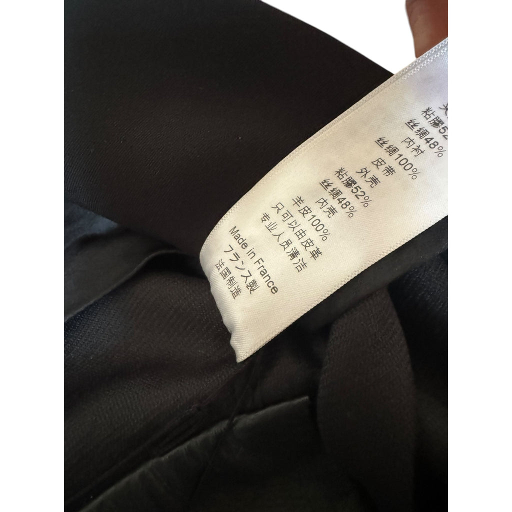 Phoebe Philo Black Viscose Silk Insane Jacket