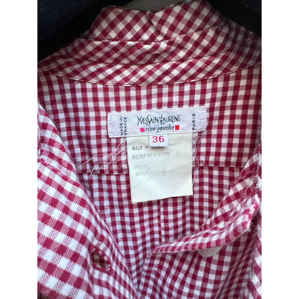 Vintage 1980s Red Checkered Shirt