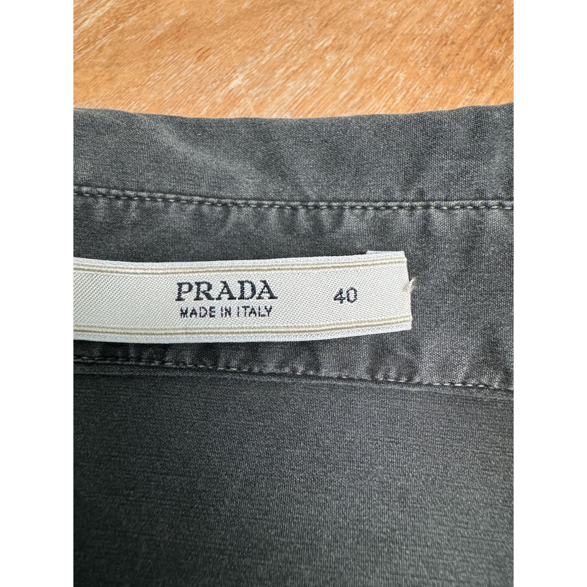 Dark Green Stretch Cotton Fitted Shirt