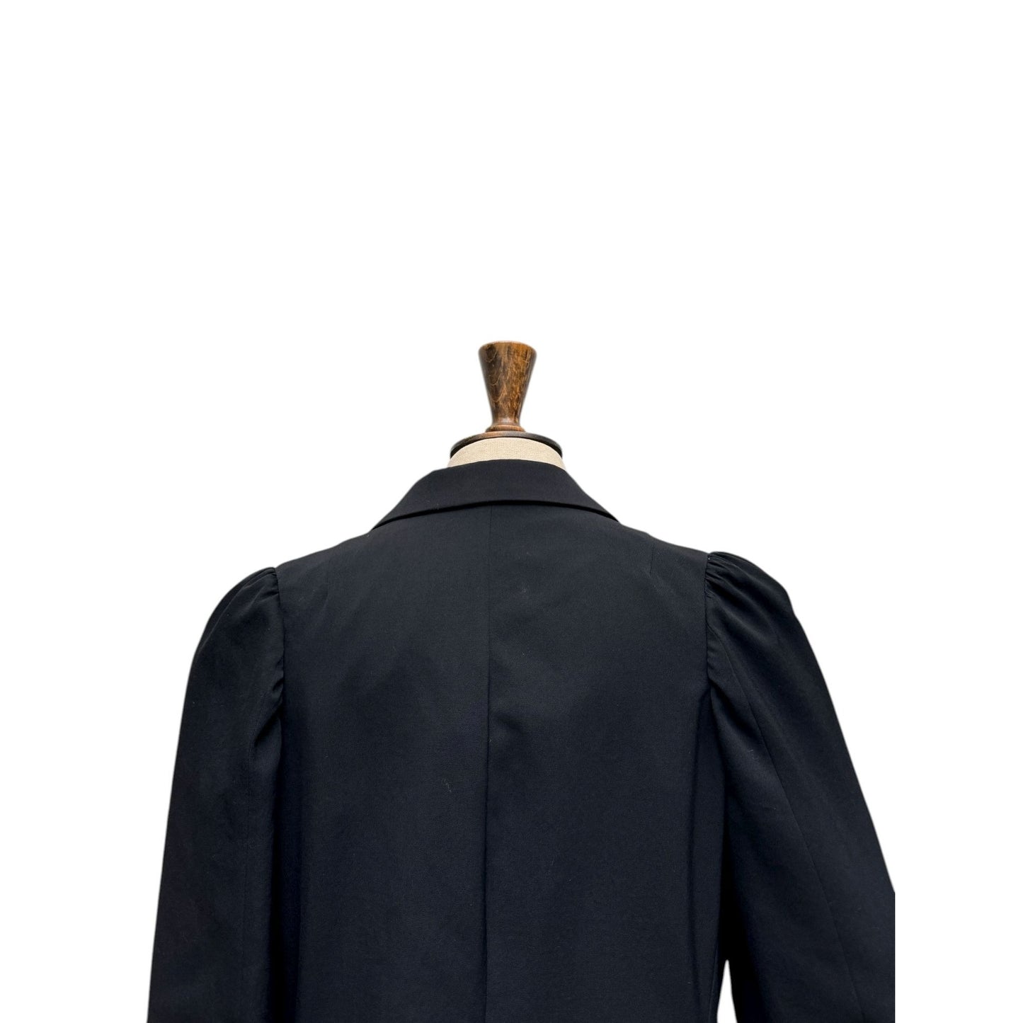 1990s Cigarette Shoulder Black Blazer Jacket