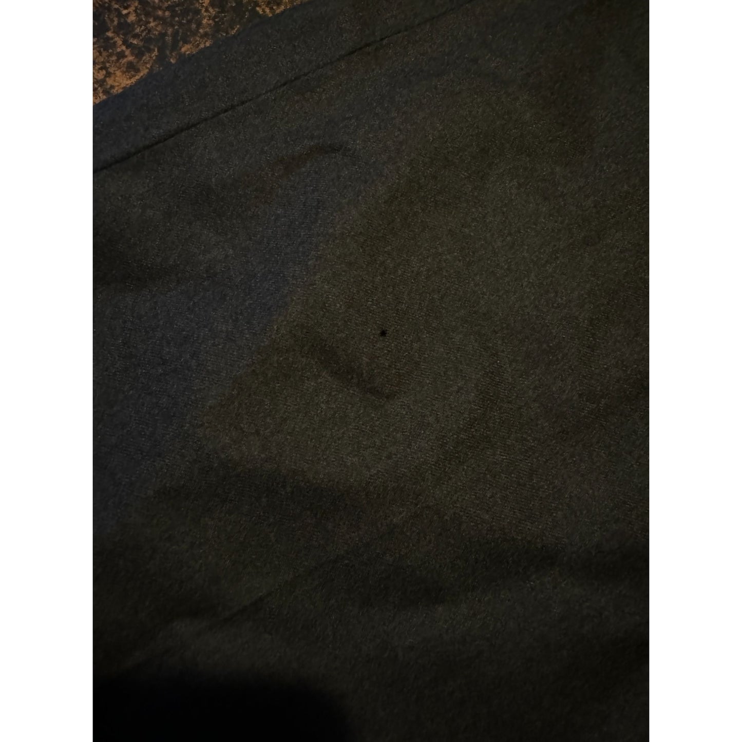 Grey Virgin Wool Wide-Leg Pants