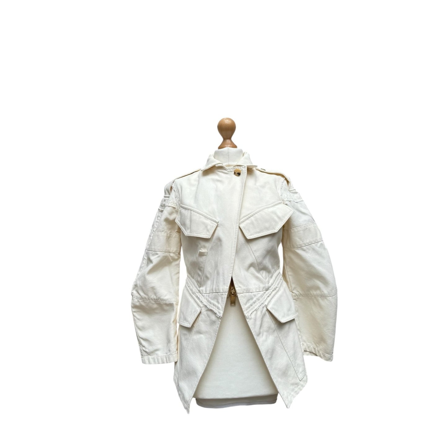 Phoebe Philo Resort 2010 Ecru Cotton Sculptural Jacket 