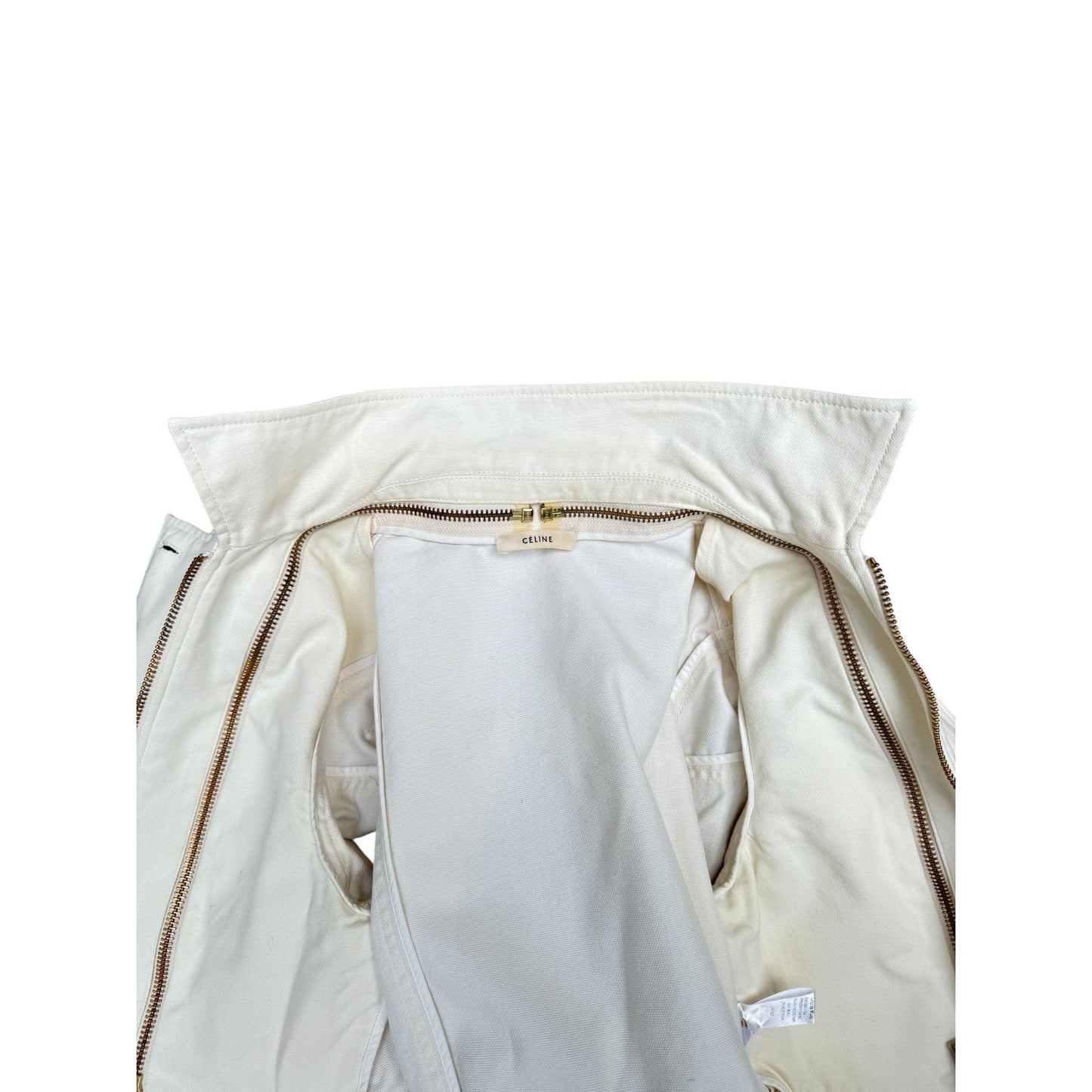 Phoebe Philo Resort 2010 Ecru Cotton Sculptural Jacket 