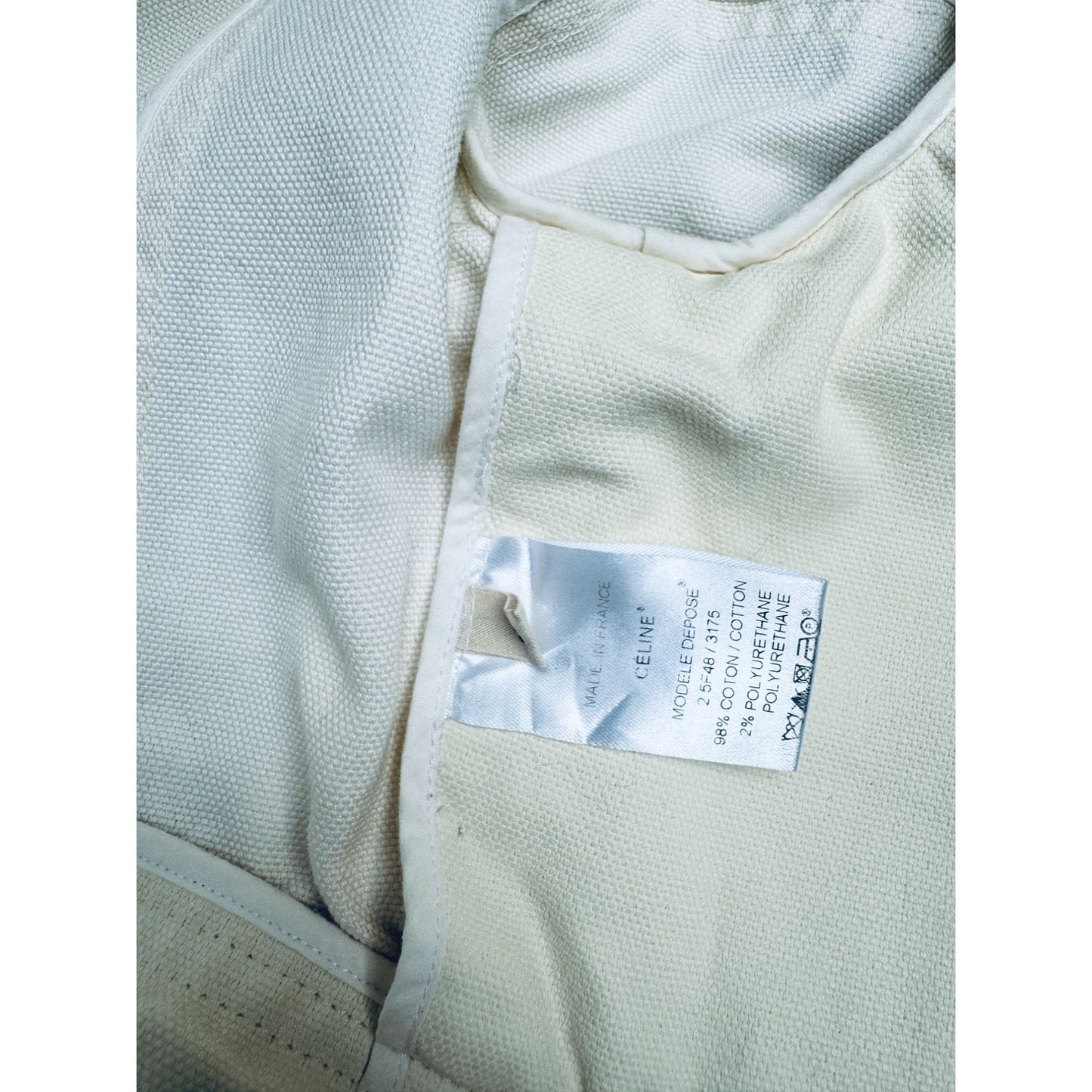 Phoebe Philo Resort 2010 Ecru Cotton Sculptural Jacket 