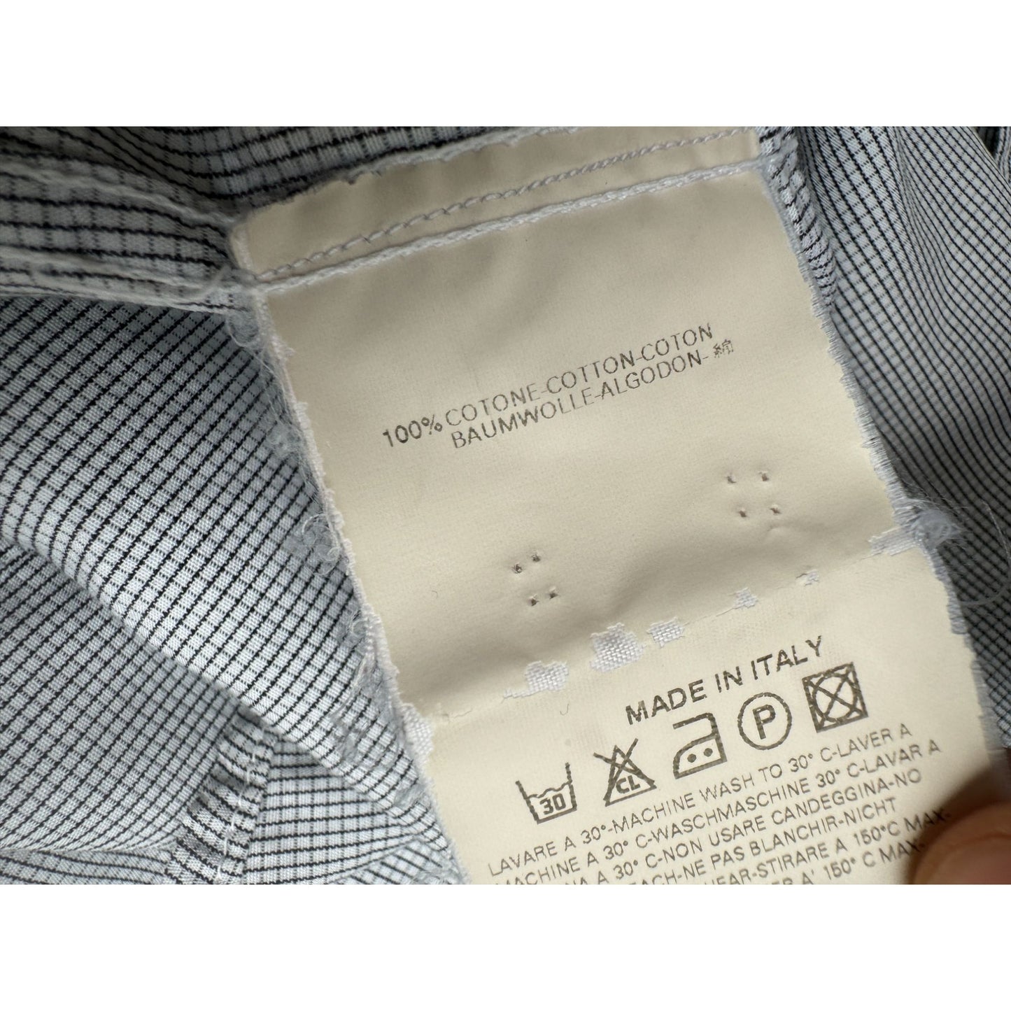 SS 2004 Checkered Cotton Shirt 