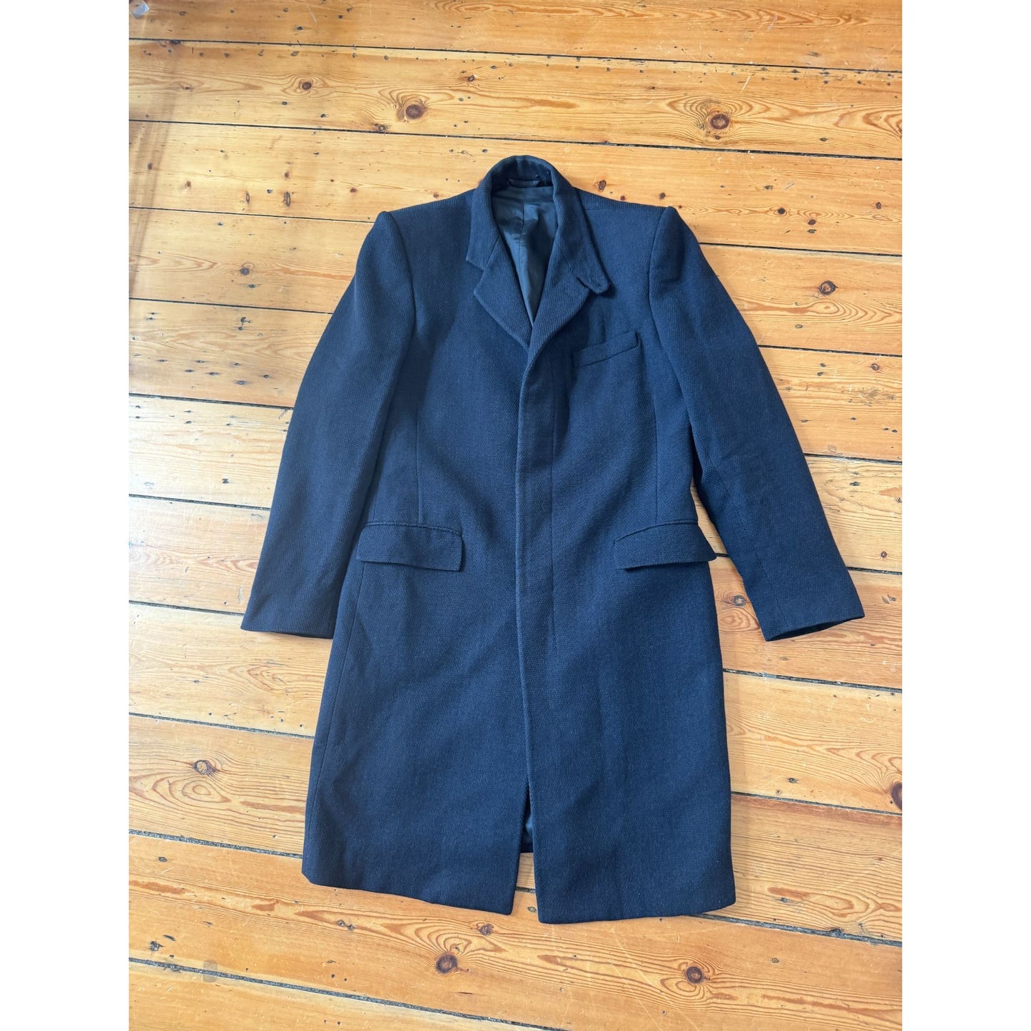 FW 2009 Navy Wool Coat 