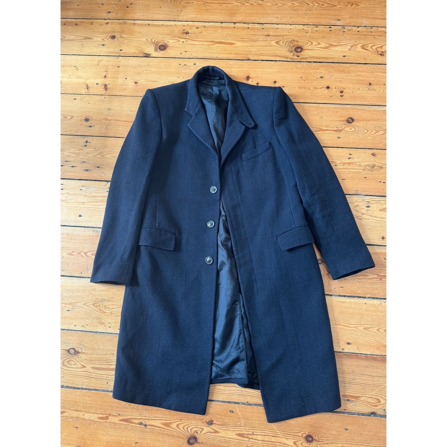 FW 2009 Navy Wool Coat 