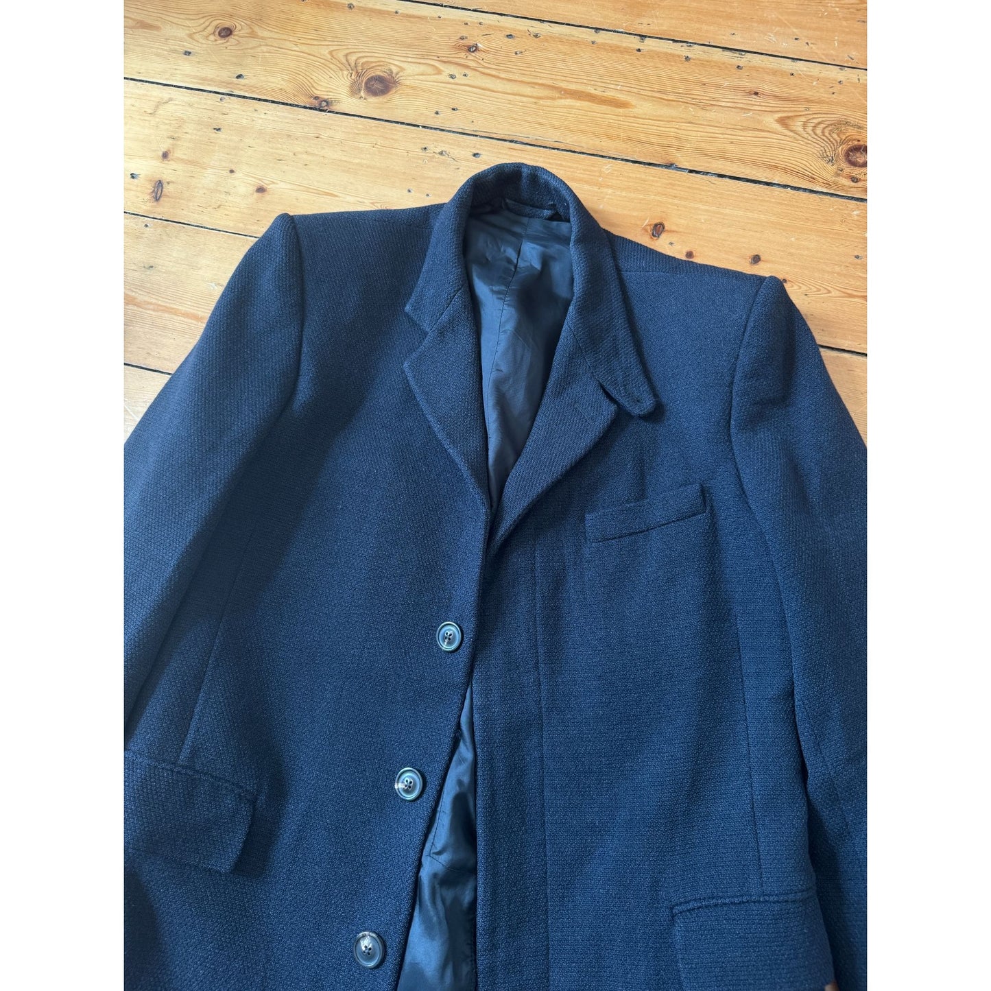 FW 2009 Navy Wool Coat 