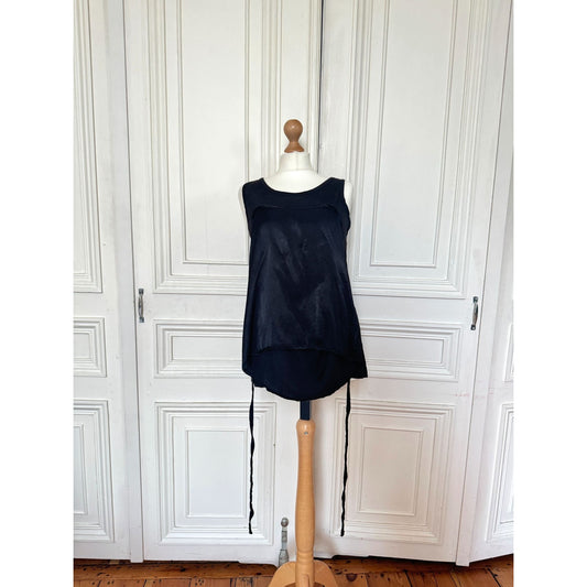SS 2008 Black Viscose Top