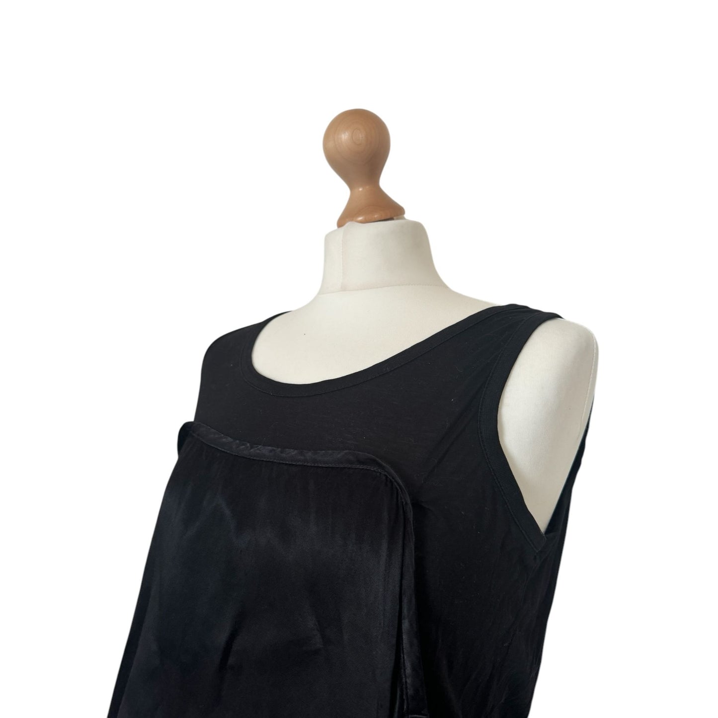 SS 2008 Black Viscose Top