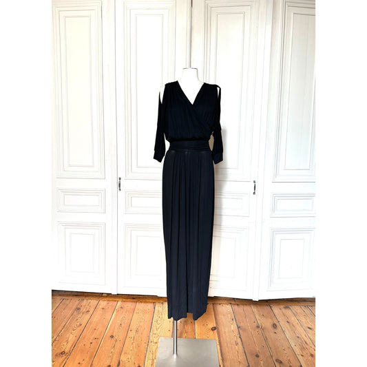 Spring/Summer 2011 Sculptural Black Viscose Dress