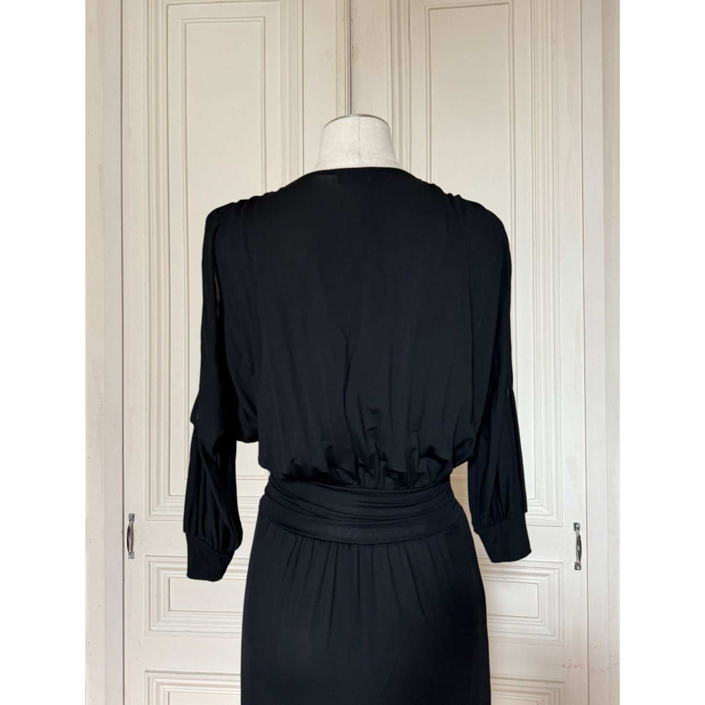 Spring/Summer 2011 Sculptural Black Viscose Dress