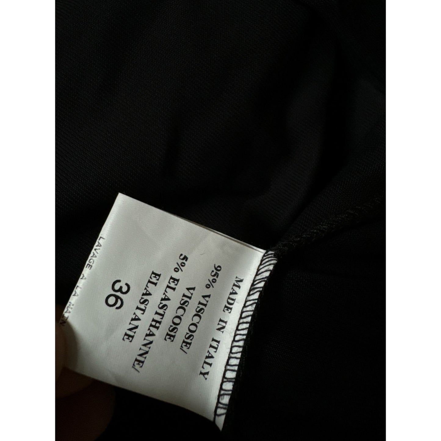 Spring/Summer 2011 Sculptural Black Viscose Dress
