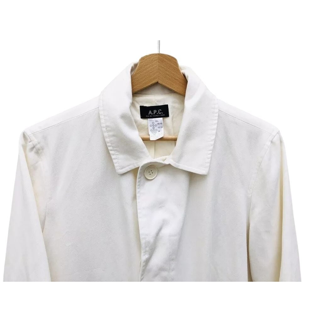 Ivory White Mackintosh Coat