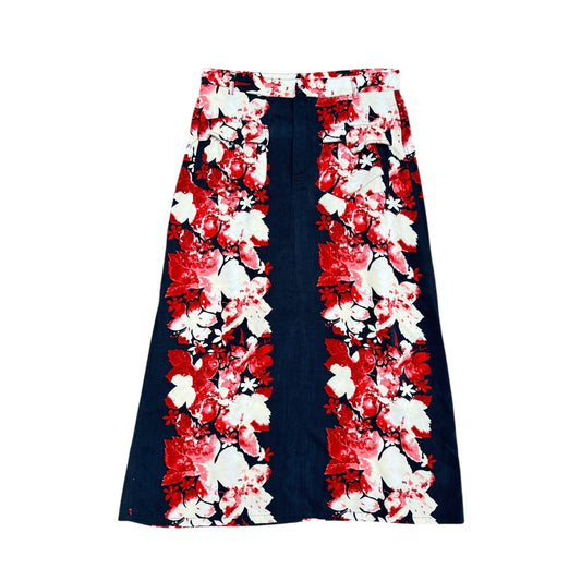 Vintage Floral Maxi Skirt