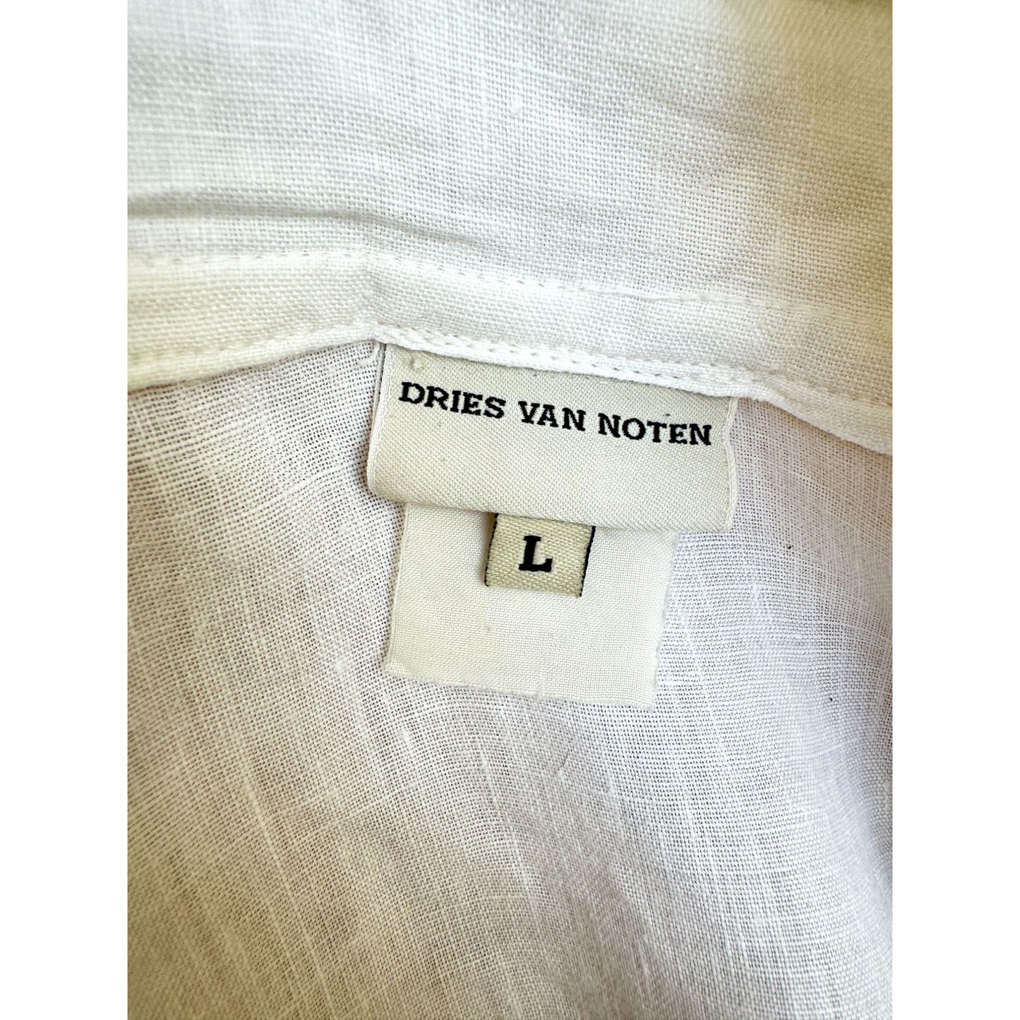 1980s White Linen Jacket 