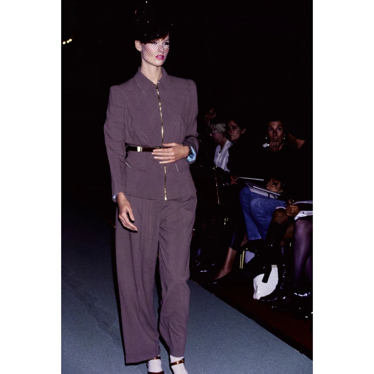 SS 1995 Brown Pinstripe Suit 