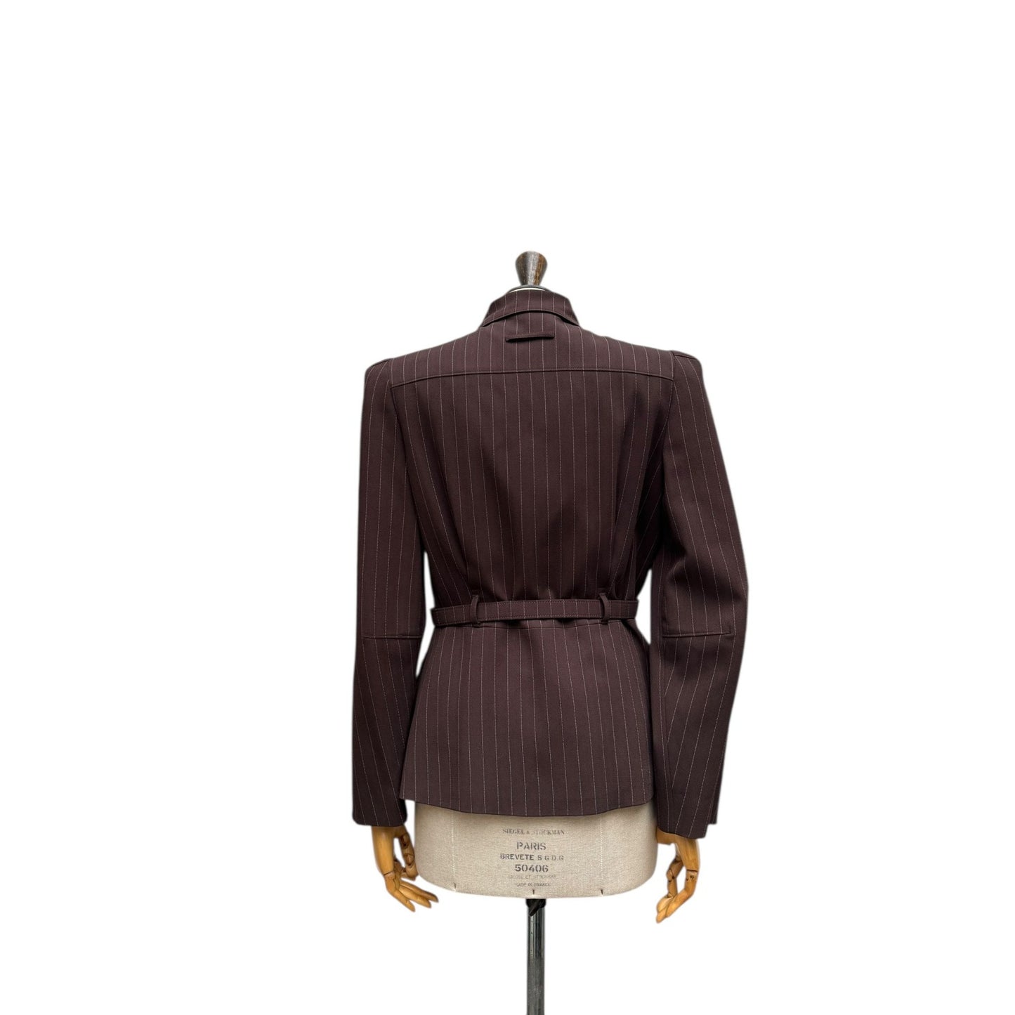 SS 1995 Brown Pinstripe Suit 