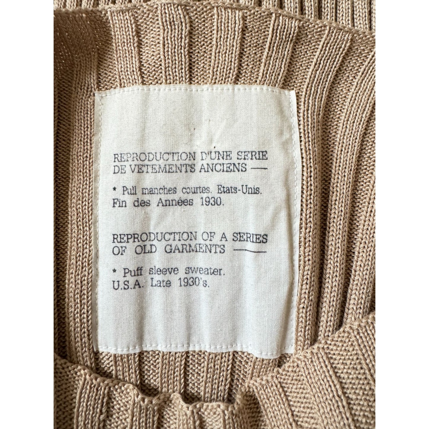 FW 1994 Puff Sleeve Sweater