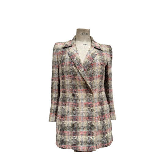 Karl Lagerfeld  Spring 1998 Beige Tweed wool Blazer