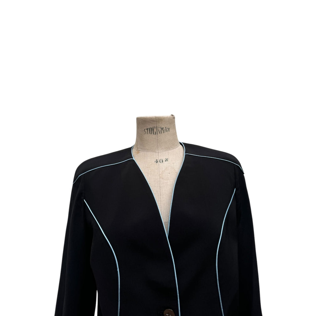 Vintage Black Blazer Jacket