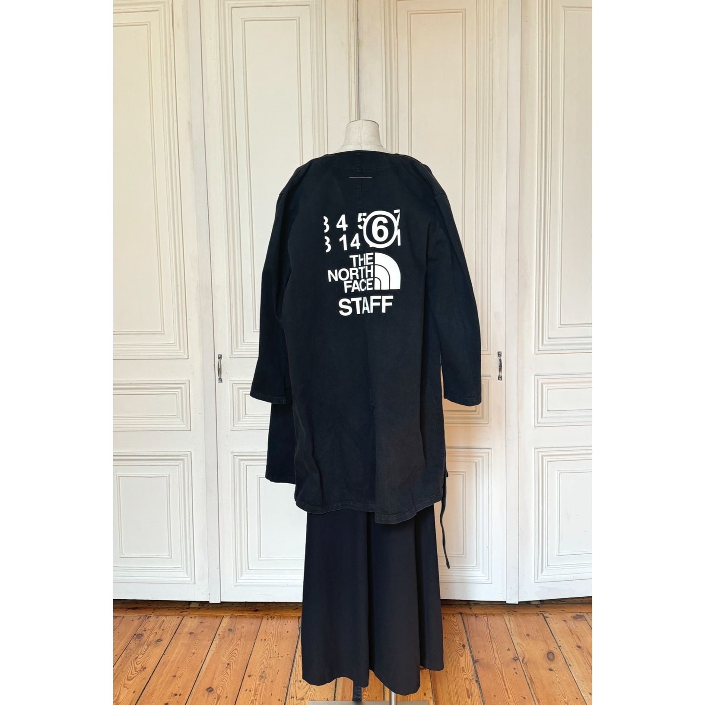 Maison Margiela x The North Face  Black Cotton Staff Lab Coat Size L