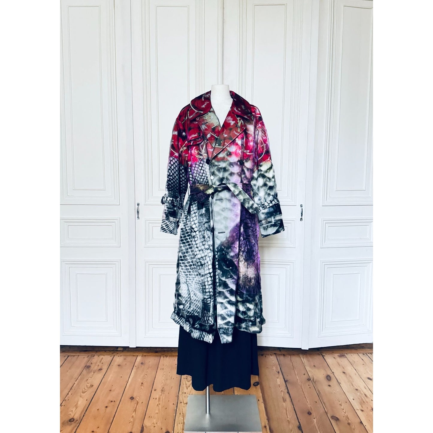 SS 2020 Runway Printed Trench Coat